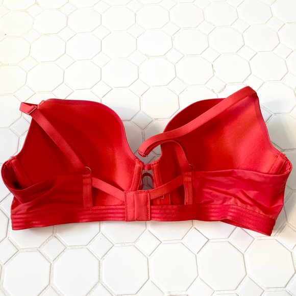 Savage X Fenty T-Shirt Red Underwire Bra 38C - Picture 2 of 4
